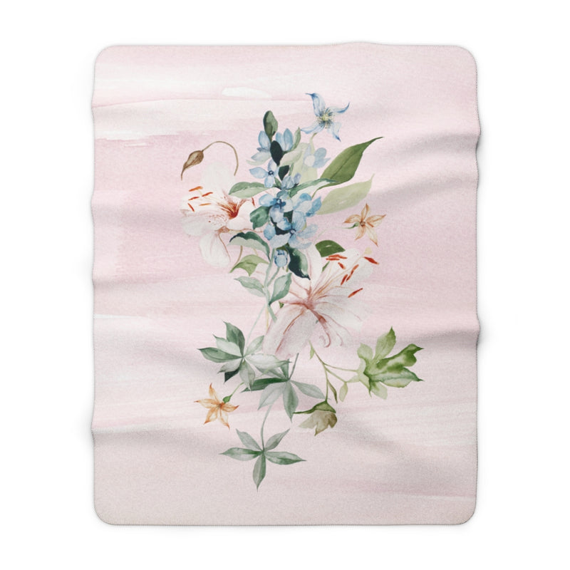 Floral Blanket | Blush Pink
