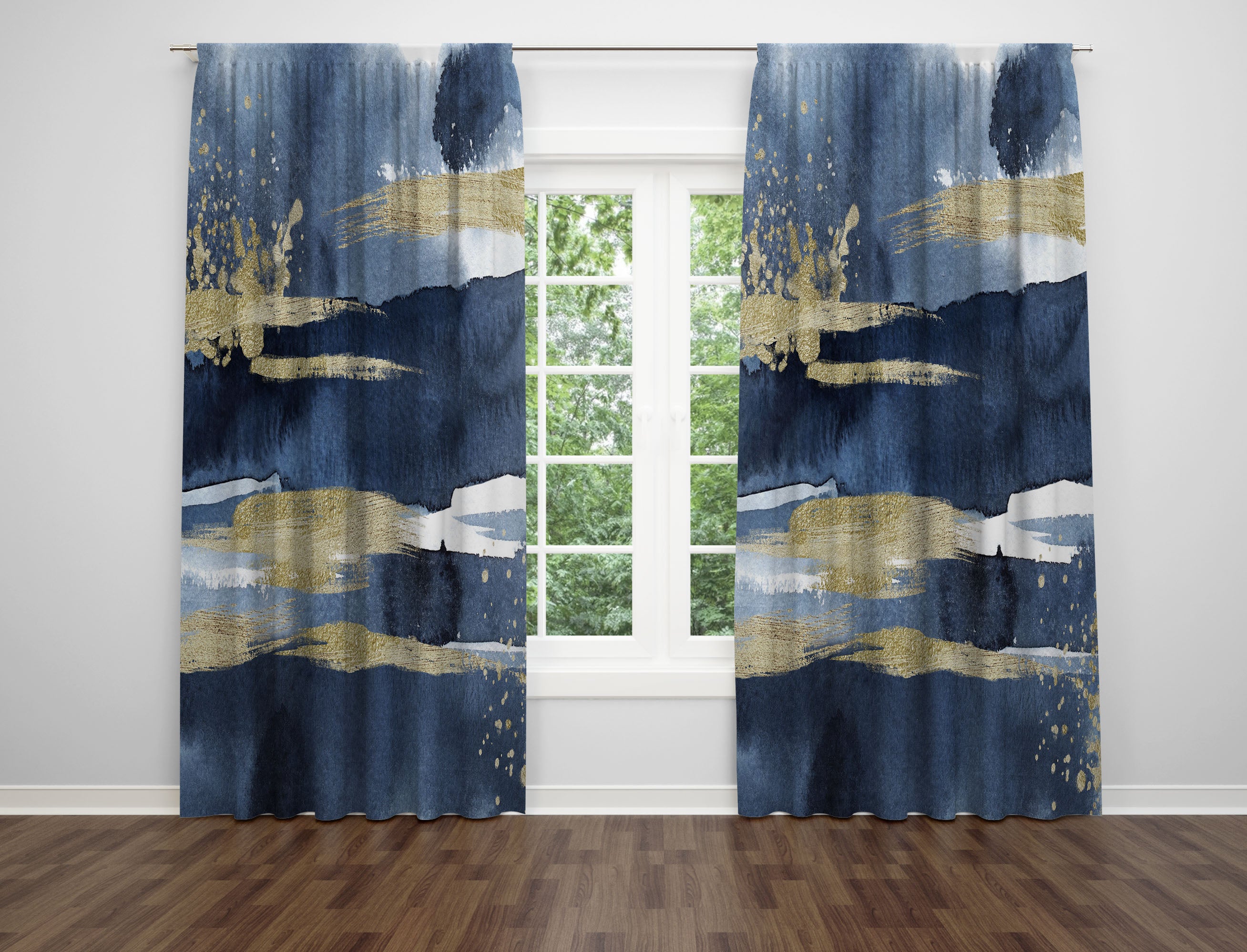 modern abstract, unique window curtains