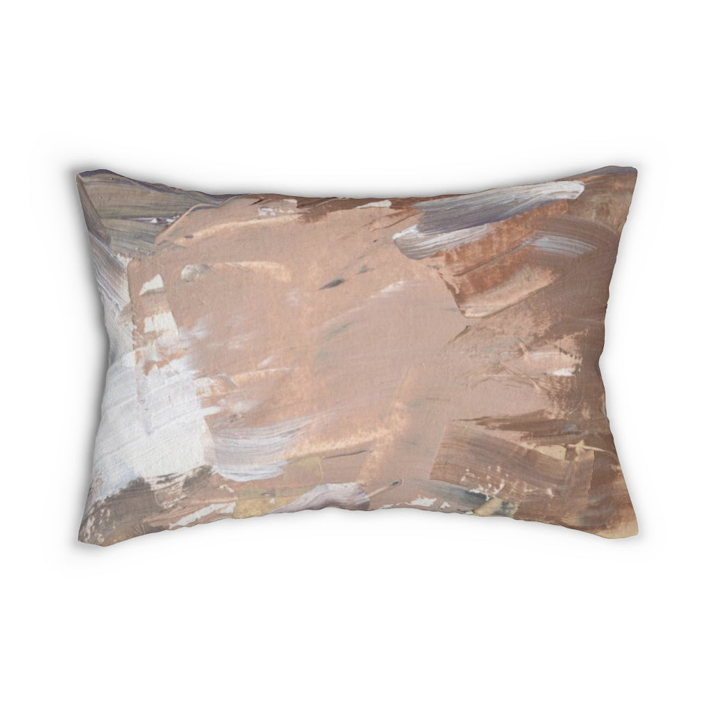 Lumbar rectangle throw pillow