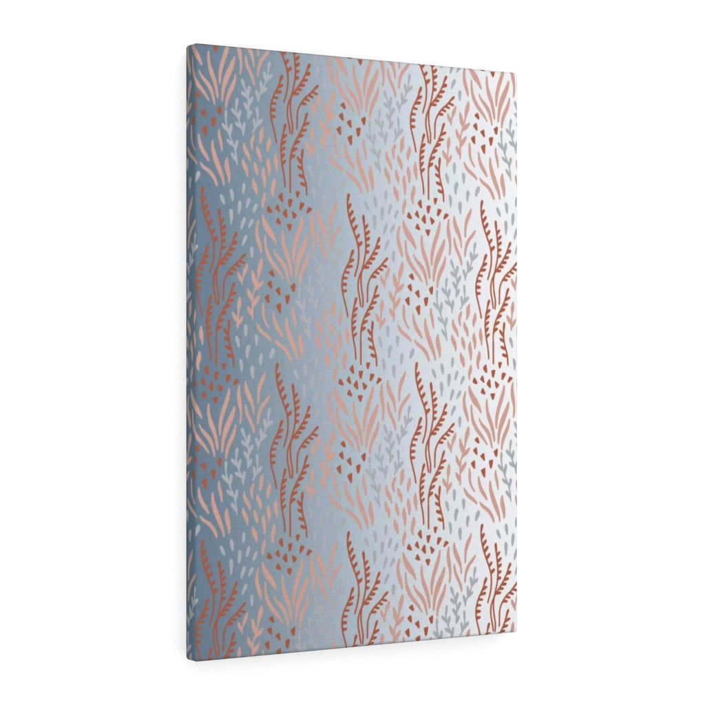 FLORAL CANVAS ART | Blue Ombre