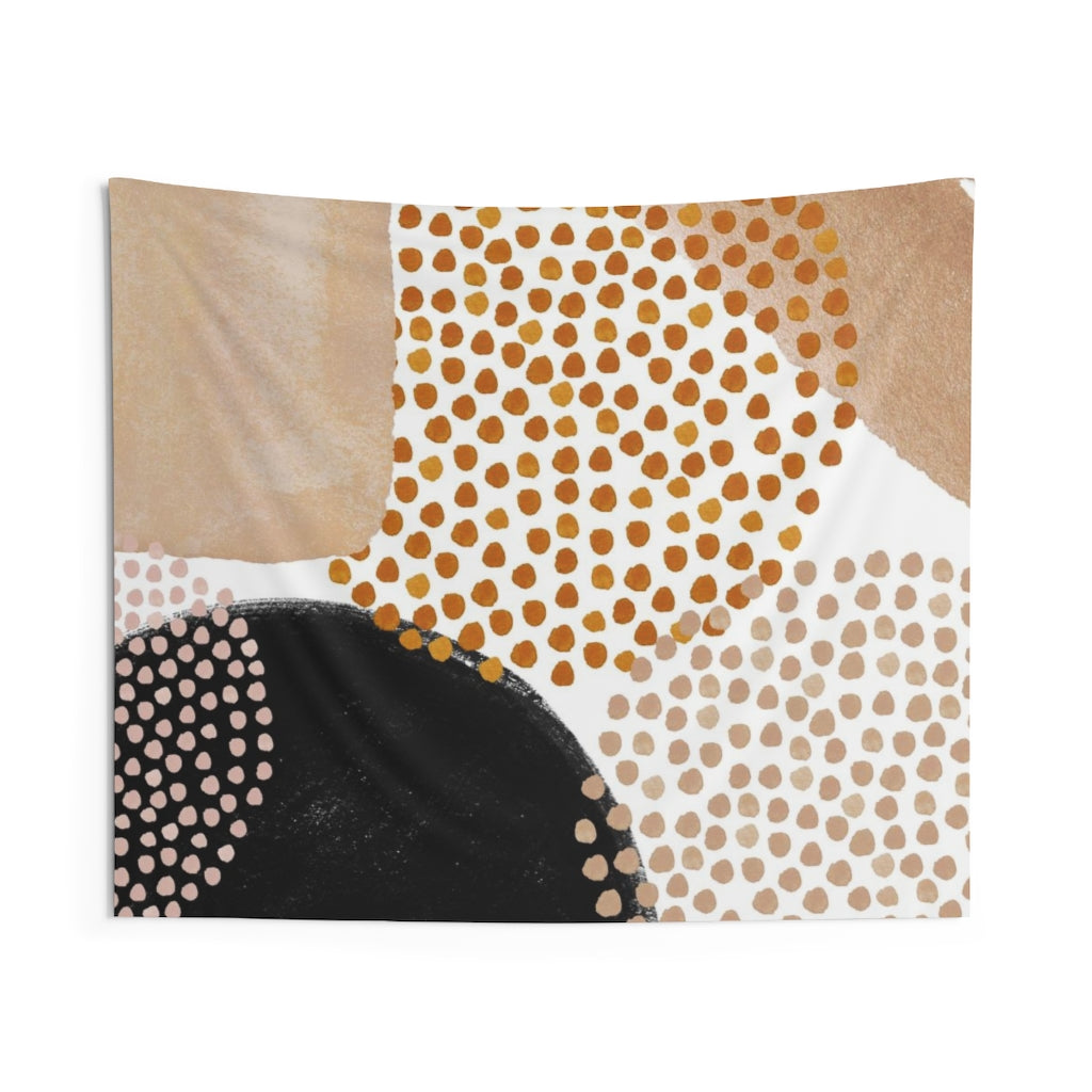 Abstract Tapestry | Yellow Rust Black White