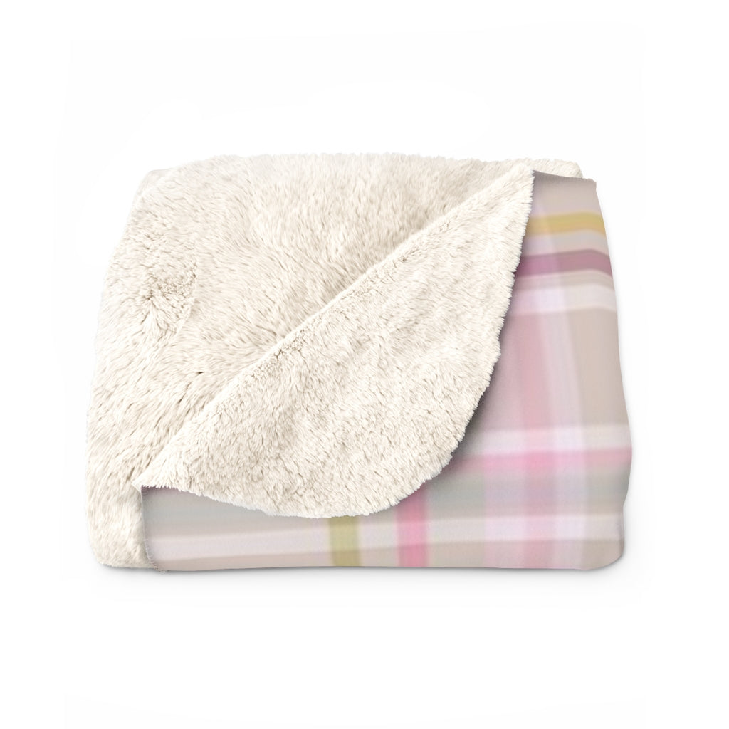 Pink Comfy Blanket | Plaid Minimalist