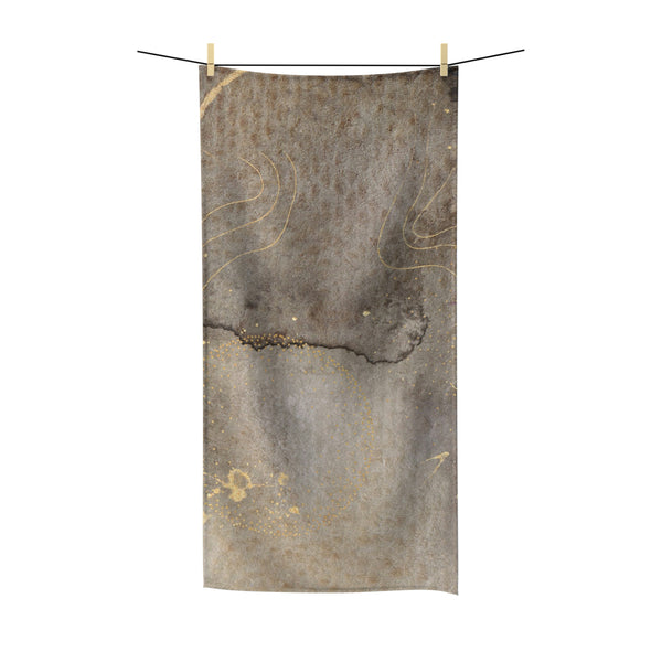 Abstract Bath Towel | Brown Ombre