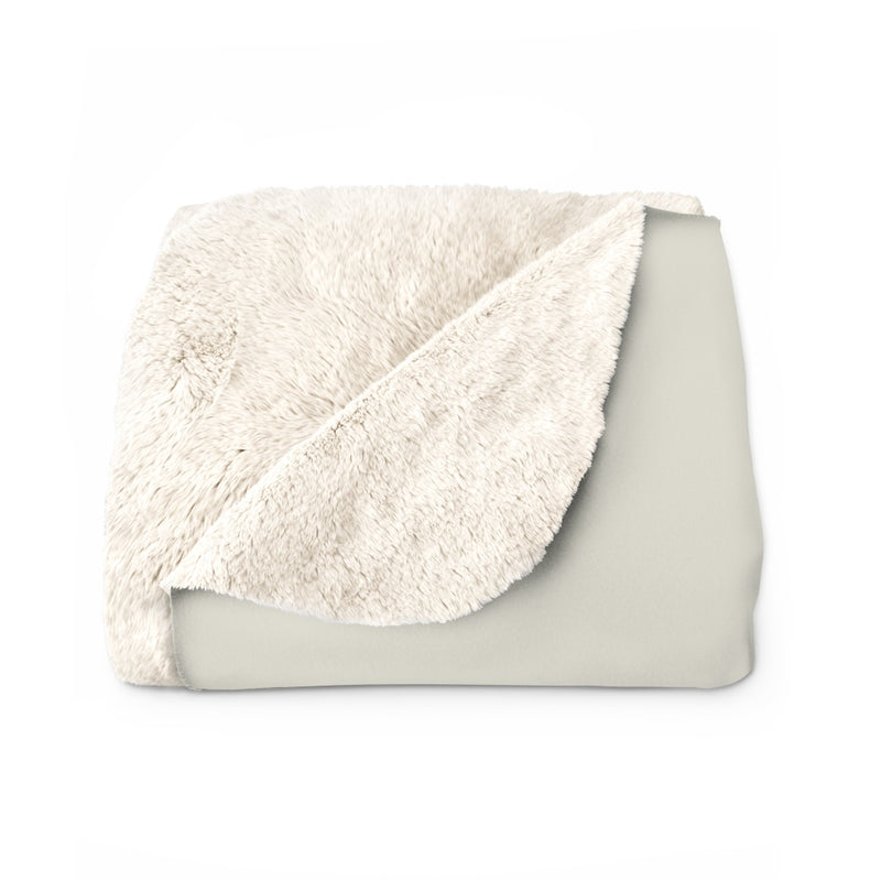 Abstract Comfy Blanket | Beige Orange White