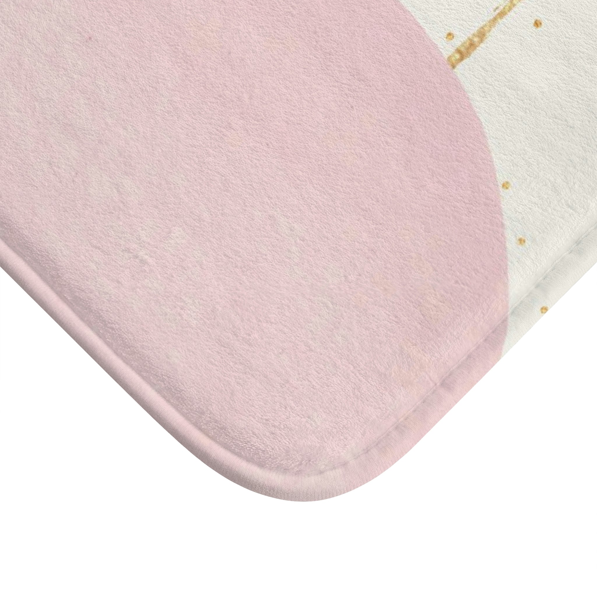 Blue Pink | Abstract Bath Mat