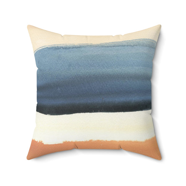 Abstract Pillow Cover | Yellow Blue Orange