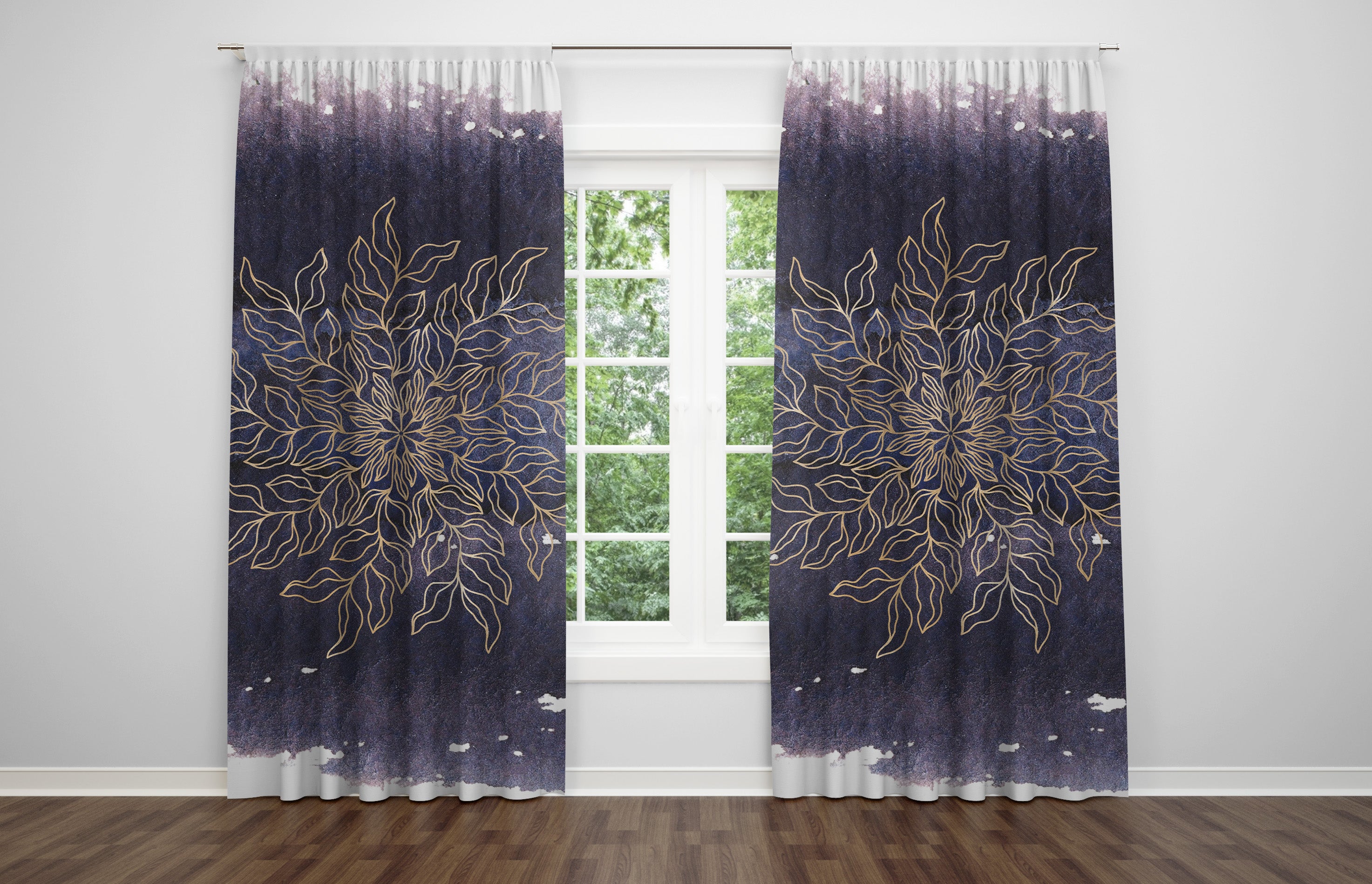 modern abstract, unique window curtains