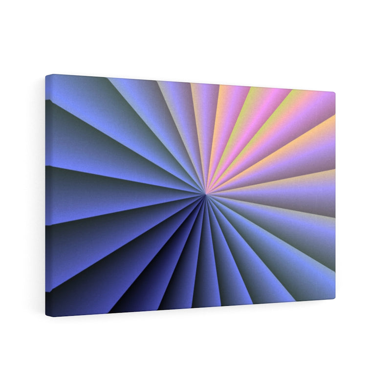 RETRO CANVAS ART | Blue Purple Pink