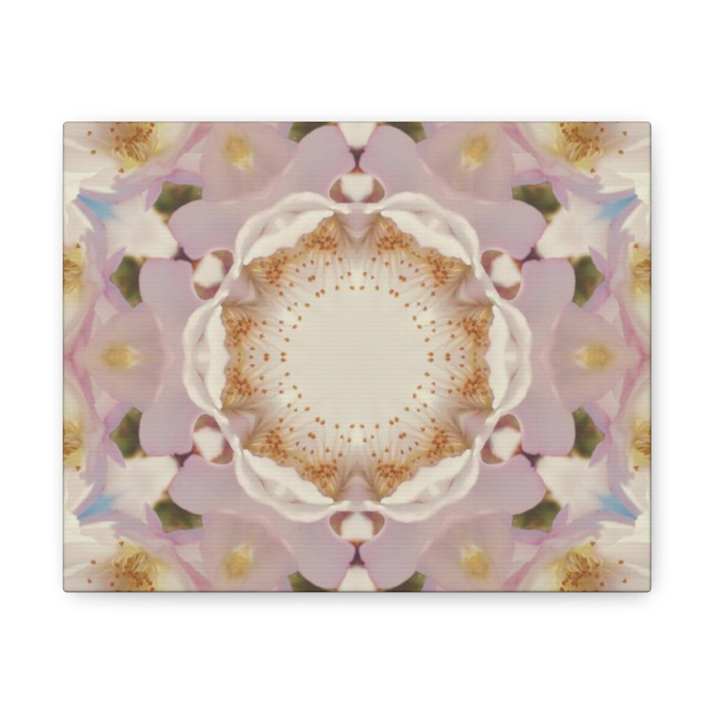 Abstract Canvas Wall Art | Mauve Beige