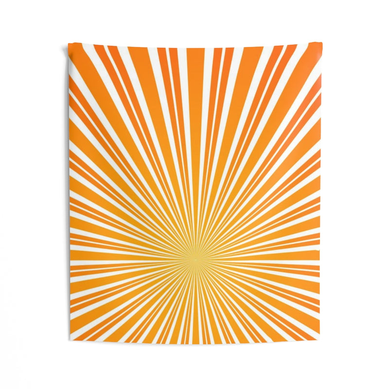 Retro Tapestry | Yellow Orange White