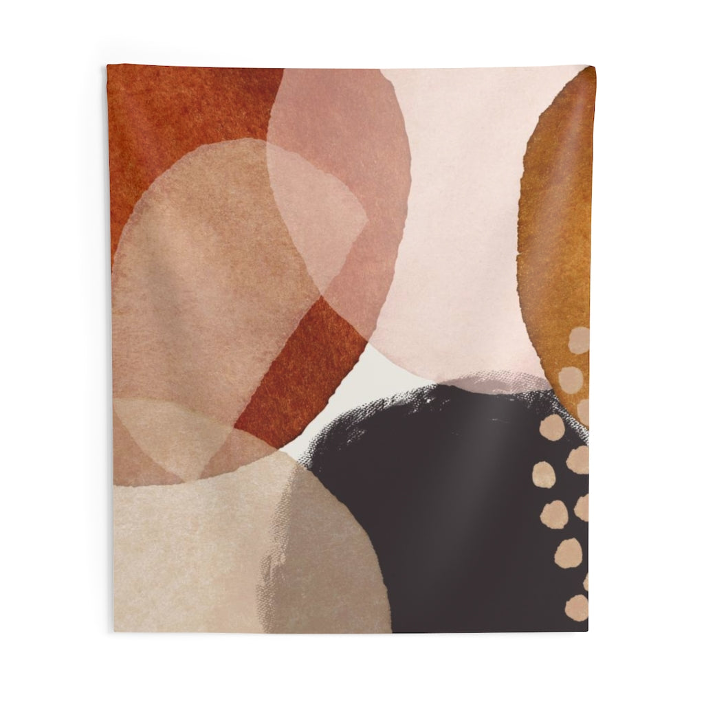 Abstract Tapestry | Rust Beige Brown