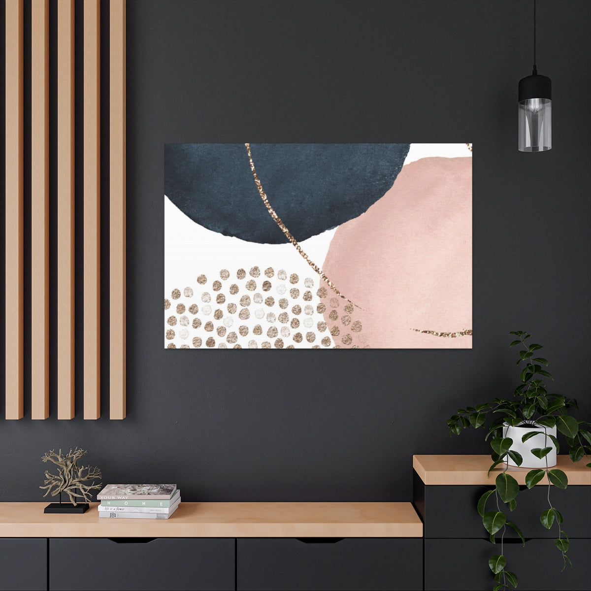 Abstract Wall Canvas Print | Watercolor Scheme