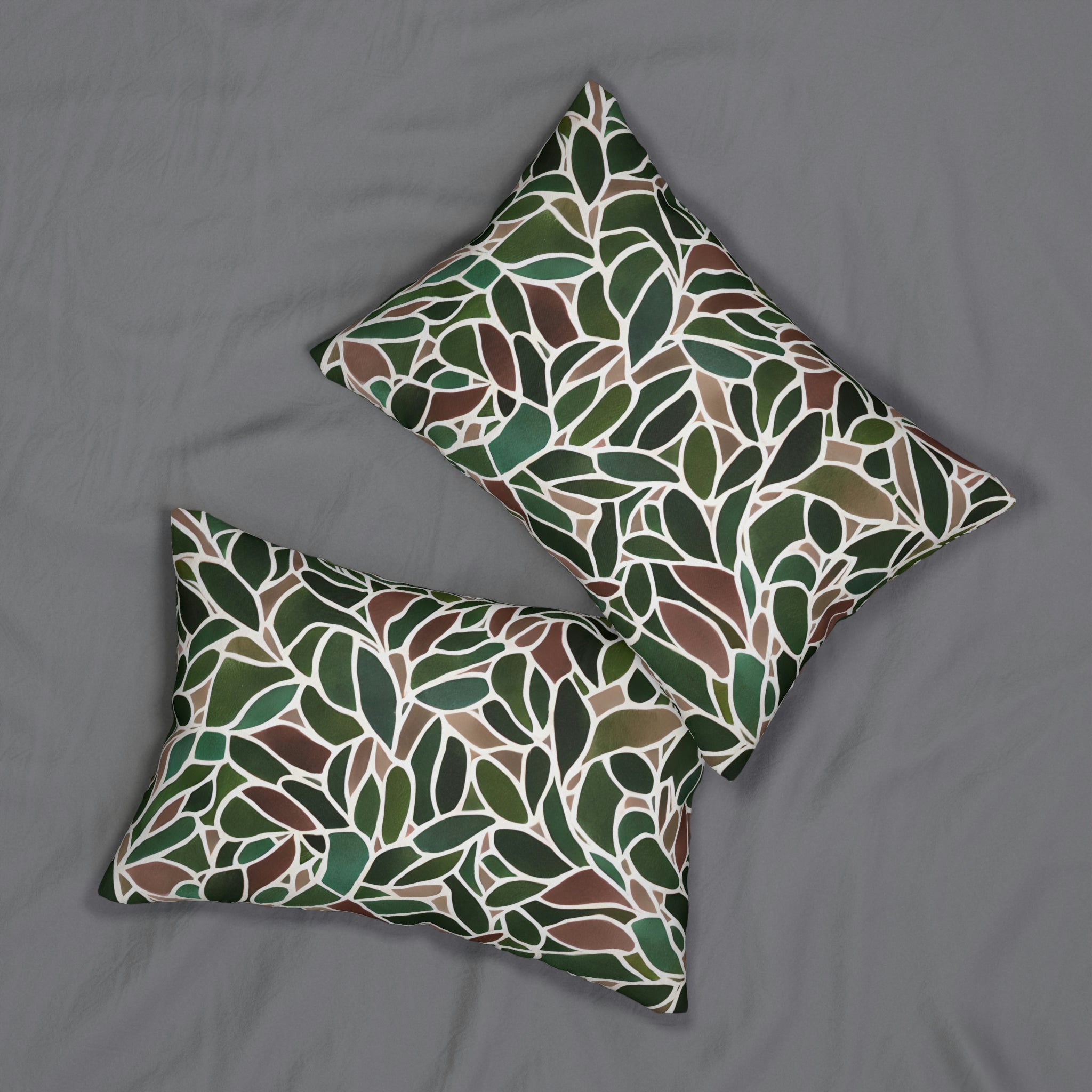 Abstract Lumbar Pillow | Sage Green