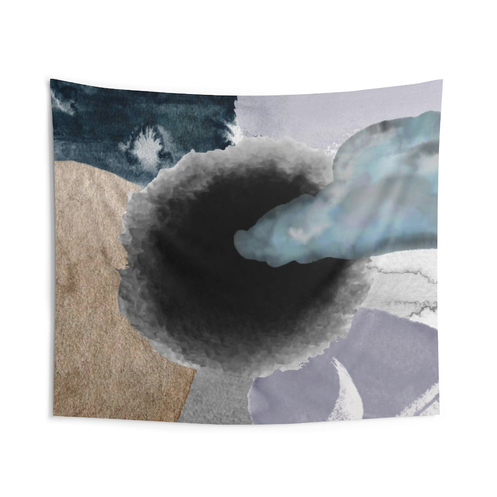 Abstract Tapestry | Beige Blue Grey