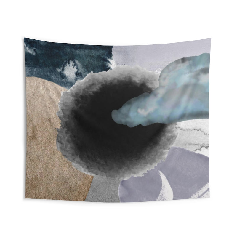 Abstract Tapestry | Beige Blue Grey