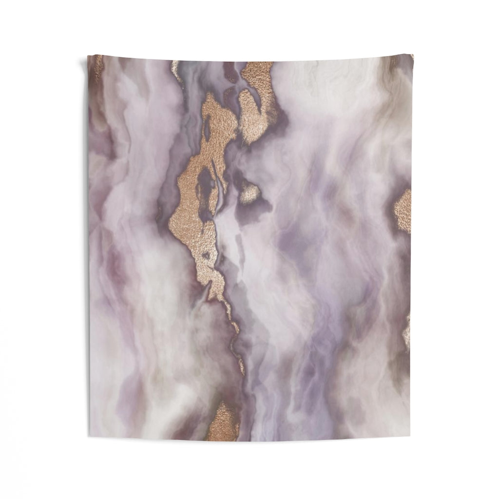 Abstract Tapestry | Lavender Beige Gold