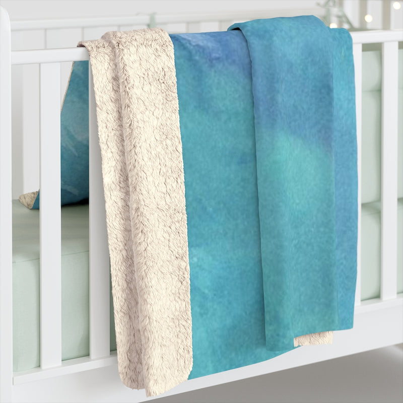 Acrylic Comfy Blanket | Teal Green Blue