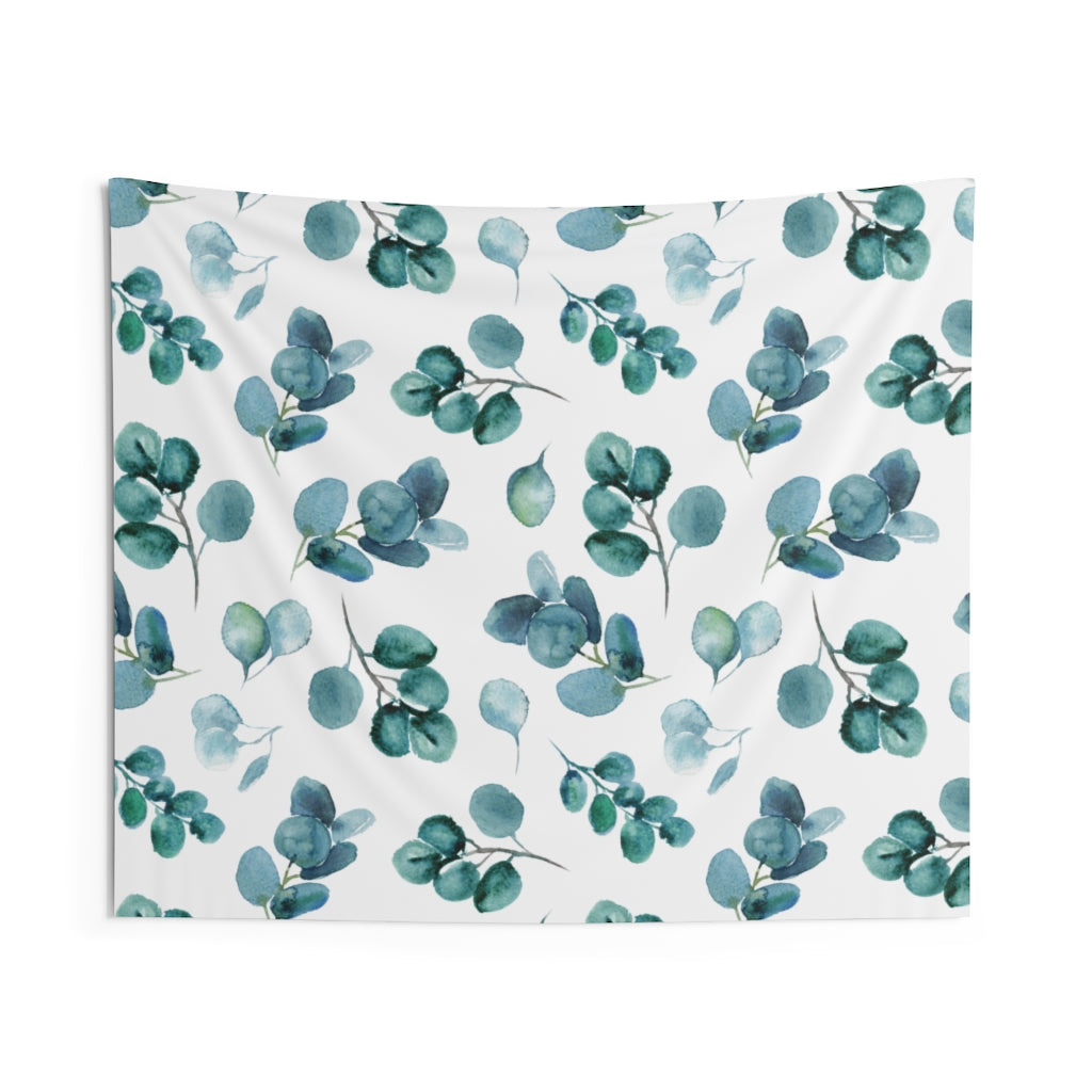 Floral Tapestry, Teal Eucalyptus