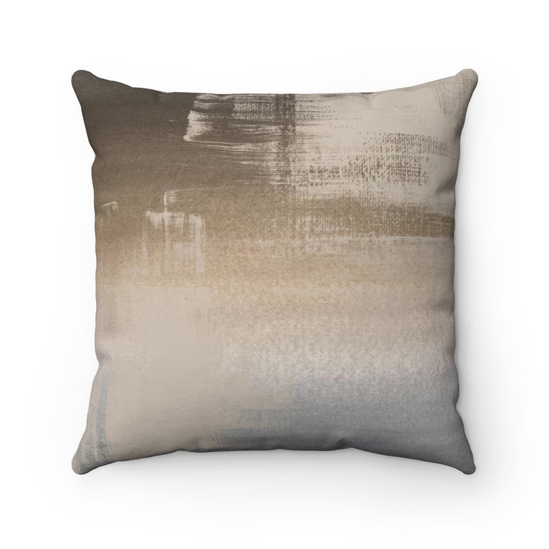 Abstract Boho Pillow Cover | Beige Grey Brown