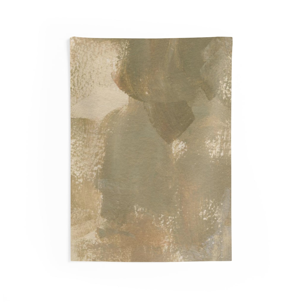 Abstract Tapestry | Khaki Green Beige