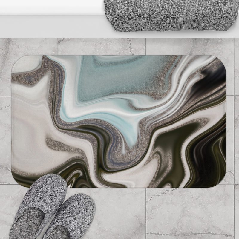 Boho Bath Mat | Marble Print