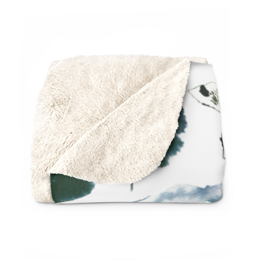 modern abstract cozy blanket