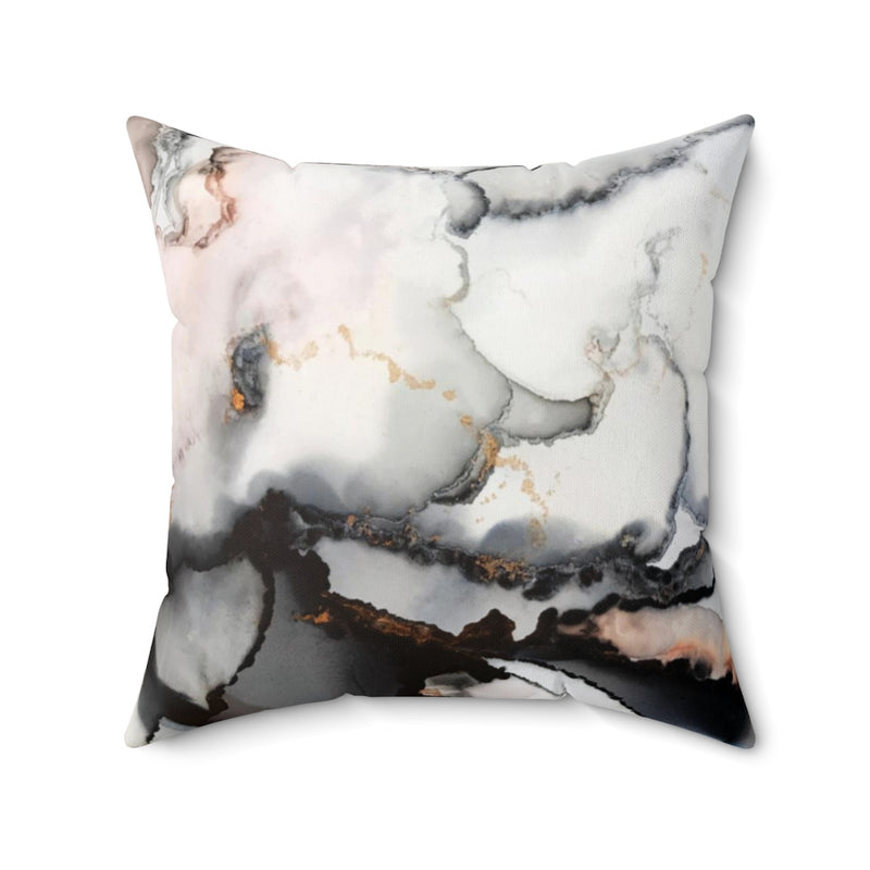 Abstract Pillow Cover | White Black Grey