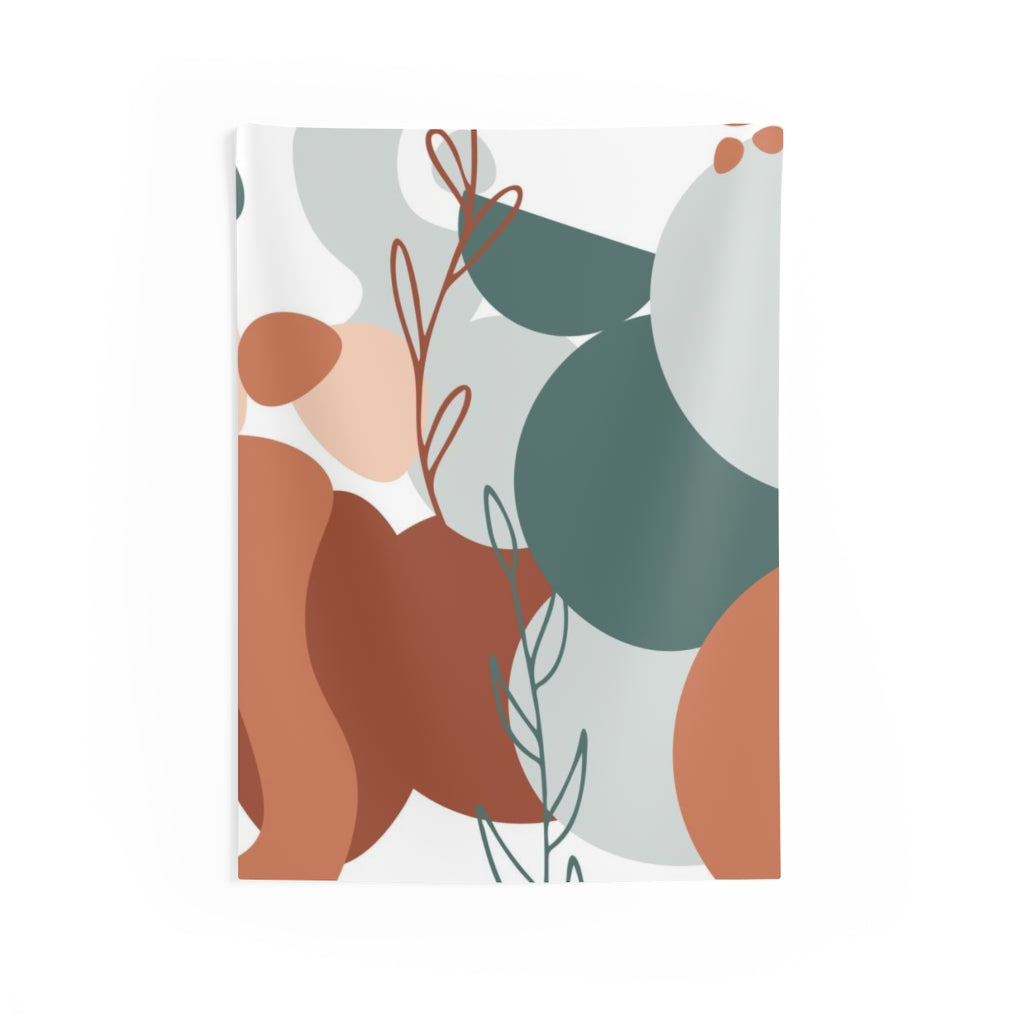 Floral Tapestry | Beige Rust Sage Green White