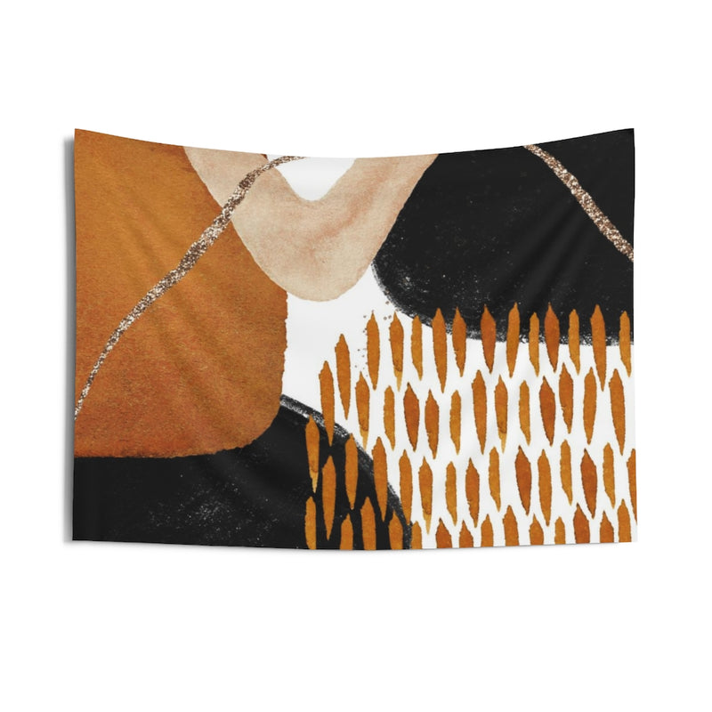 Abstract Tapestry | Yellow Rust Black Gold