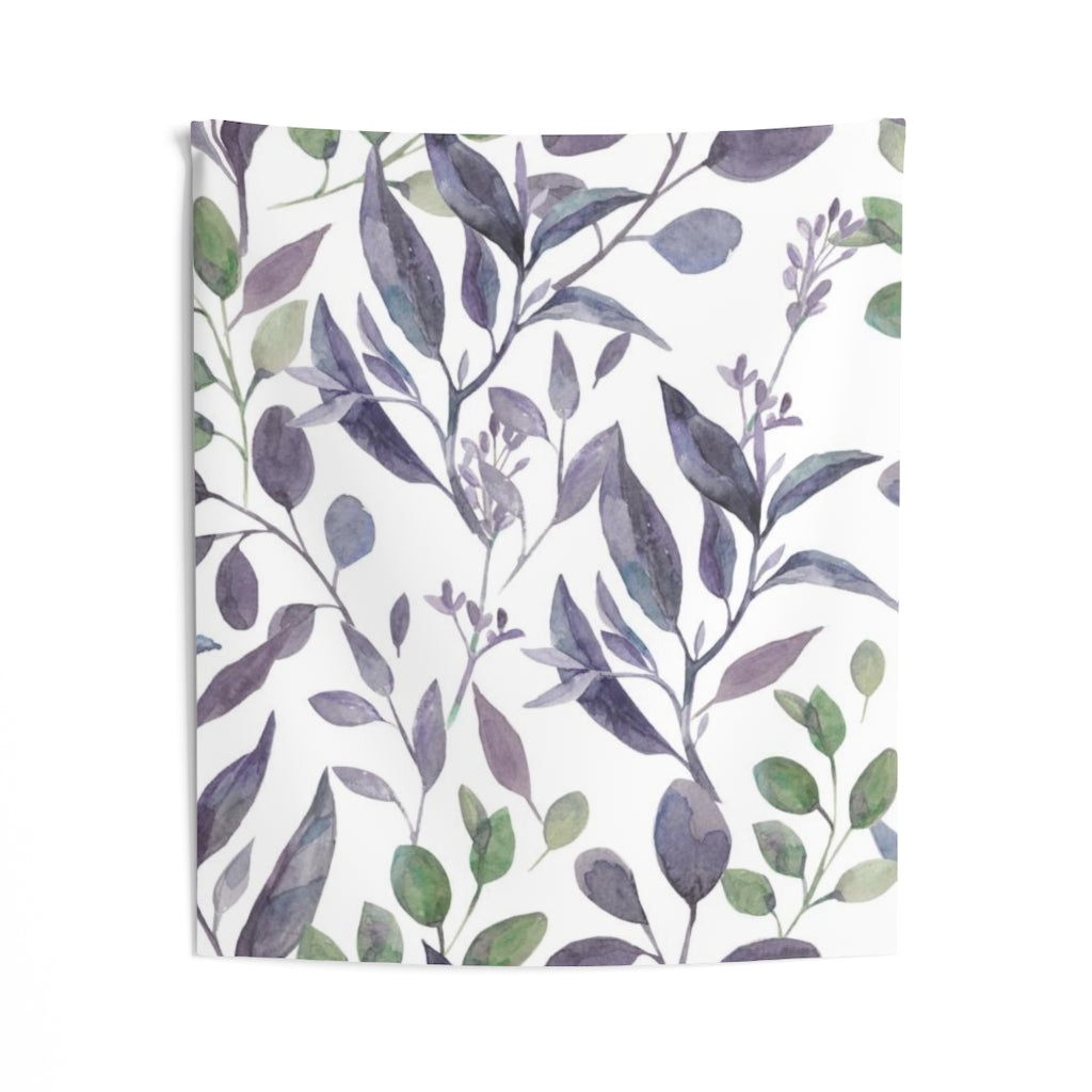 Floral Tapestry | Purple Green White