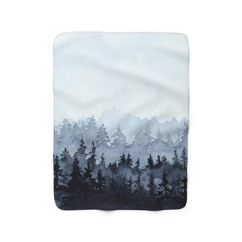 modern abstract cozy blanket