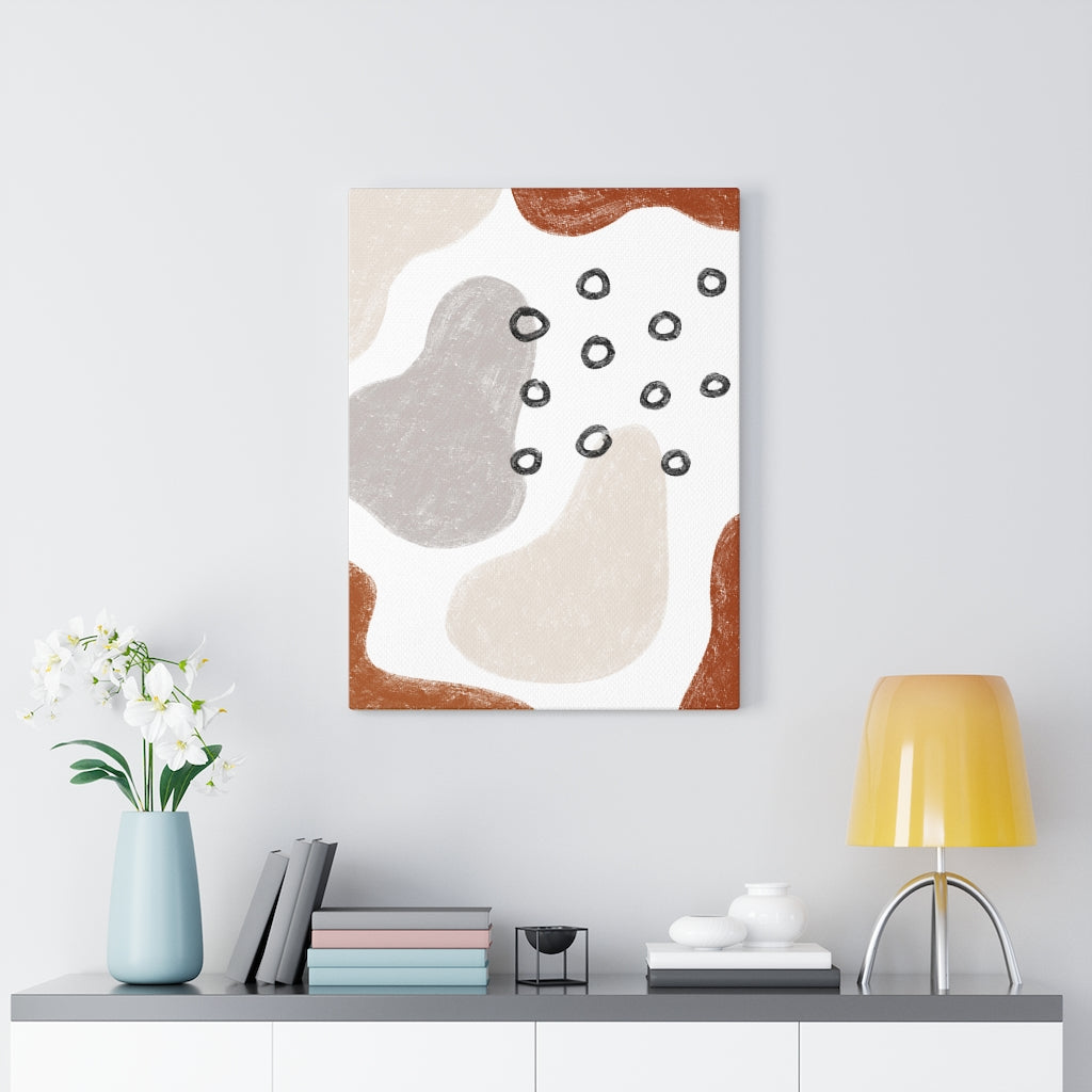 Boho Southwestern | Mid Century Canvas Watercolor Wall Art