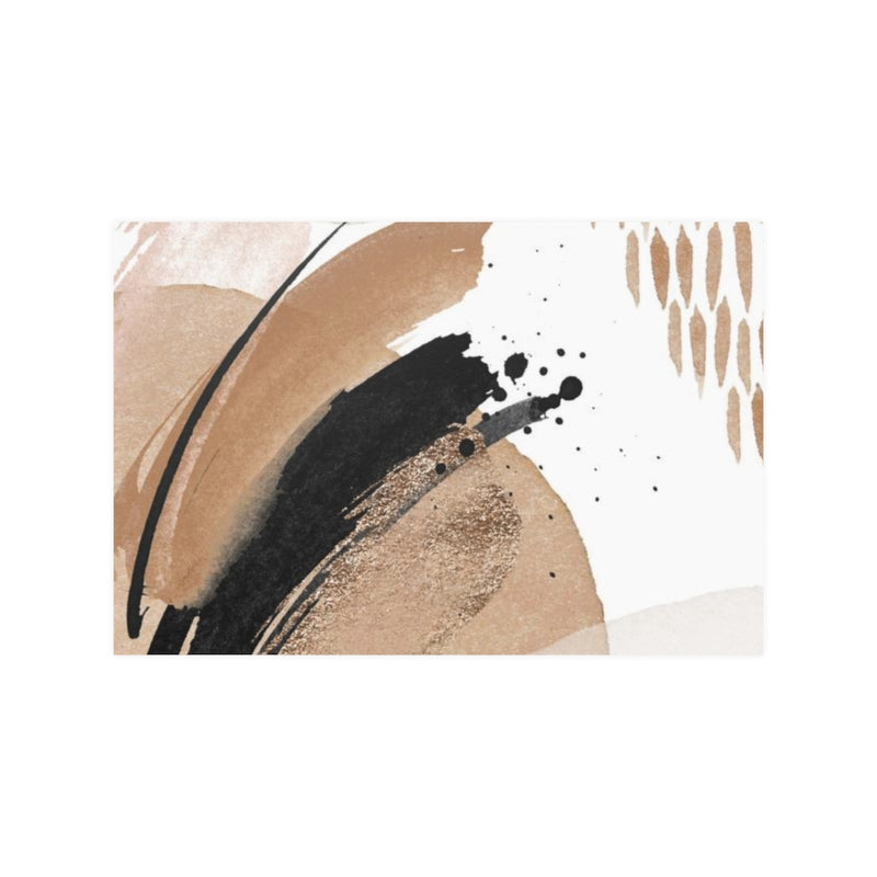 Abstract Boho Art Prints | Beige Cream Black