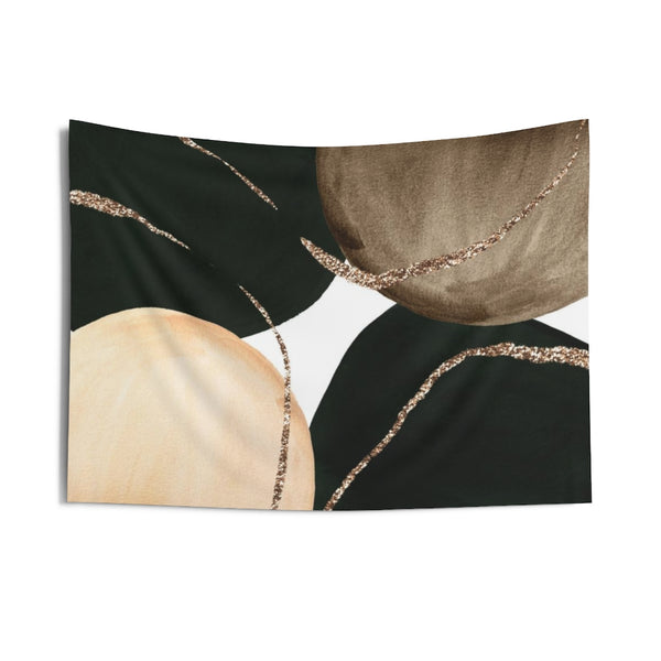 Abstract Tapestry | Beige Yellow Grey Gold