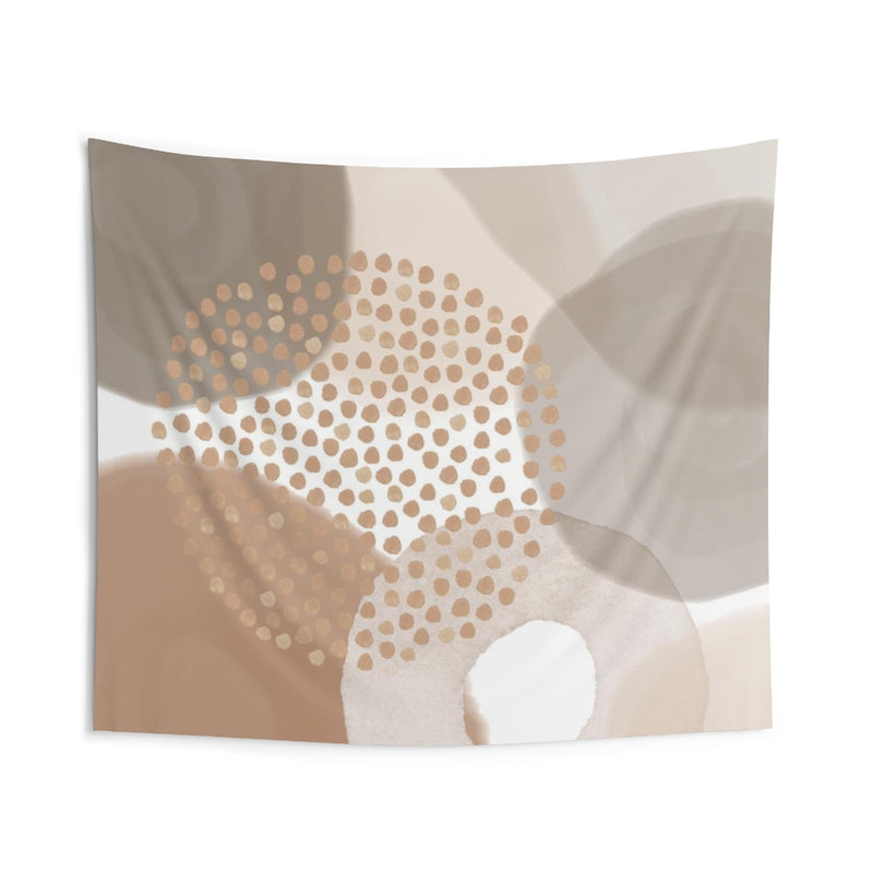Abstract Tapestry | Beige Cream Brown