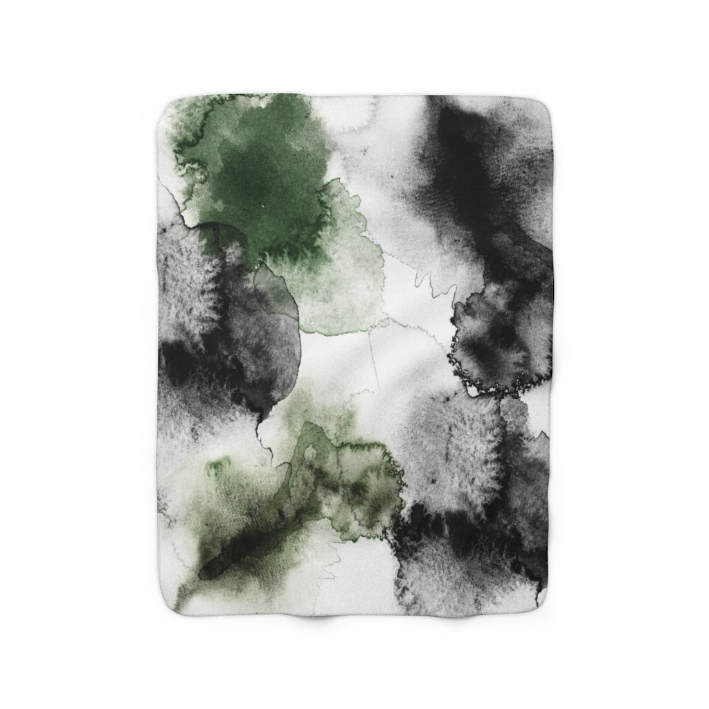 modern abstract cozy blanket