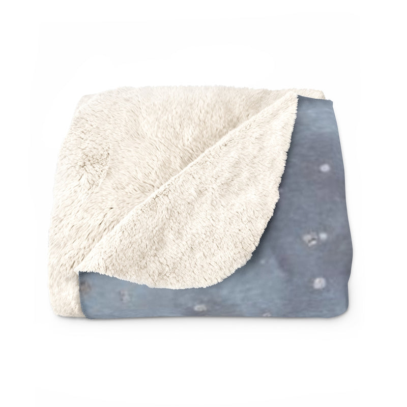 Abstract Comfy Blanket | Sky Pale Blue Ombre