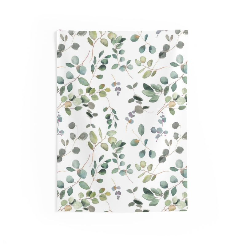 Floral Tapestry | White Green Purple