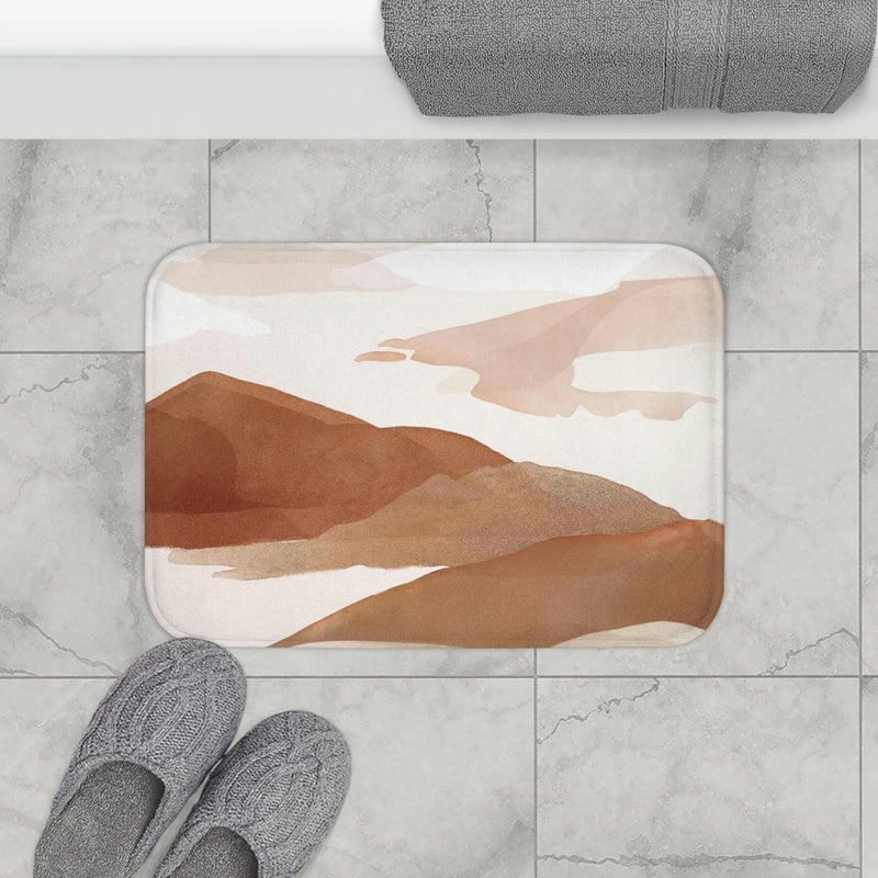 Nature Minimalist Bath Mat | Mid Century Decor
