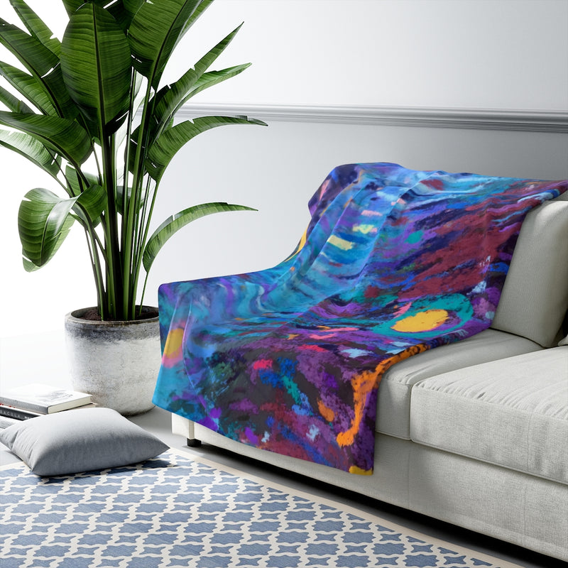 Colorful Abstract Blanket