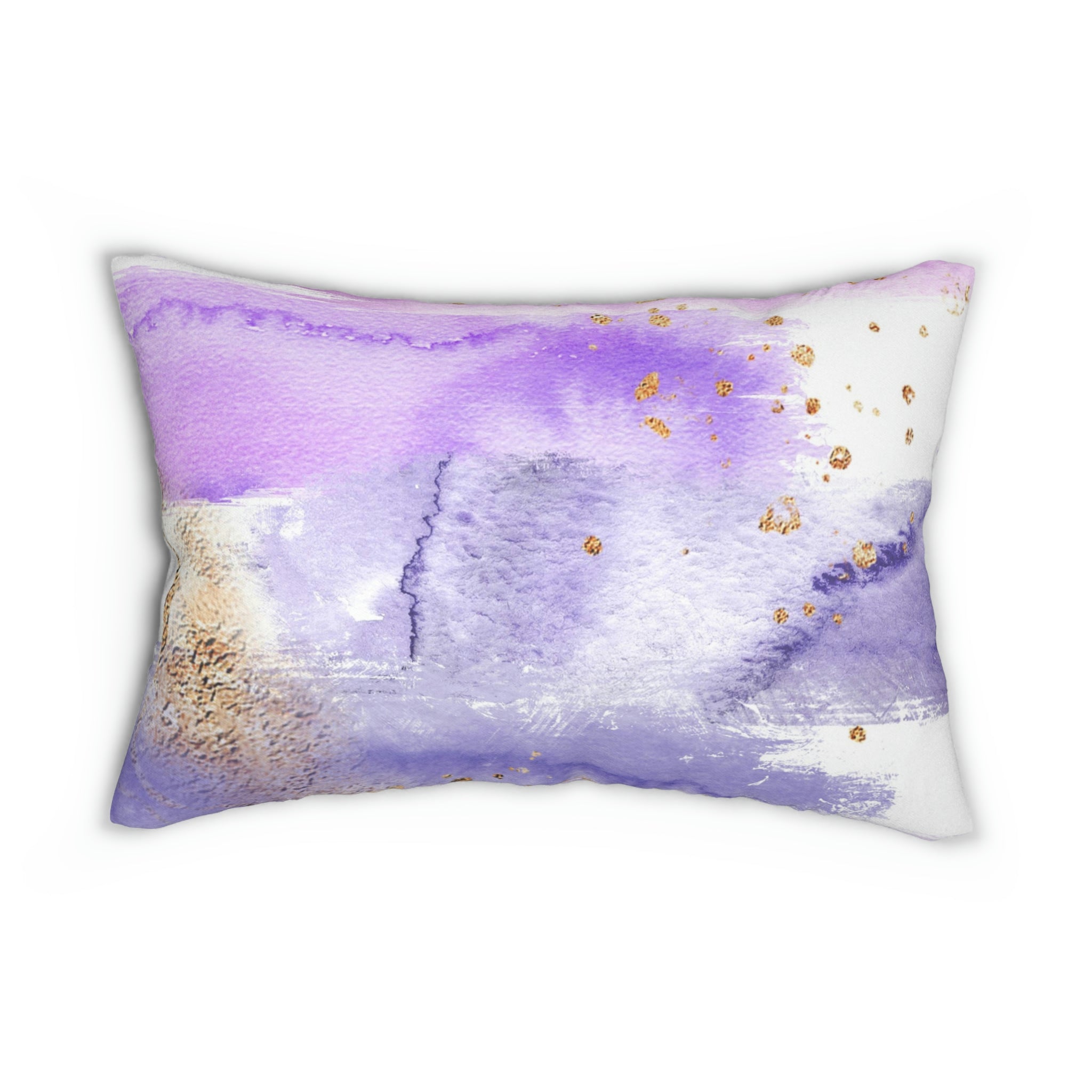 Abstract Lumbar Pillow | Lavender Ombre