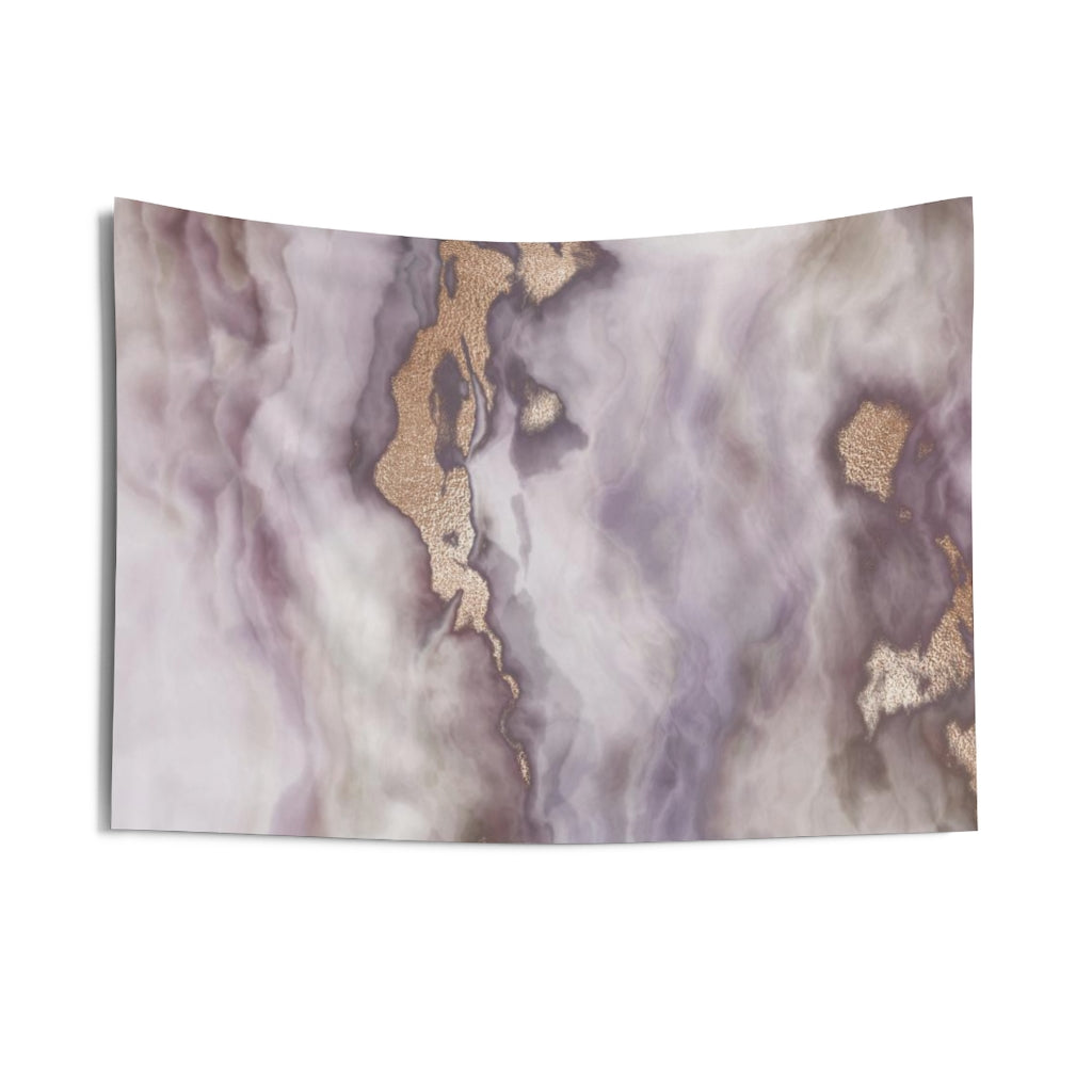 Abstract Tapestry | Lavender Beige Gold