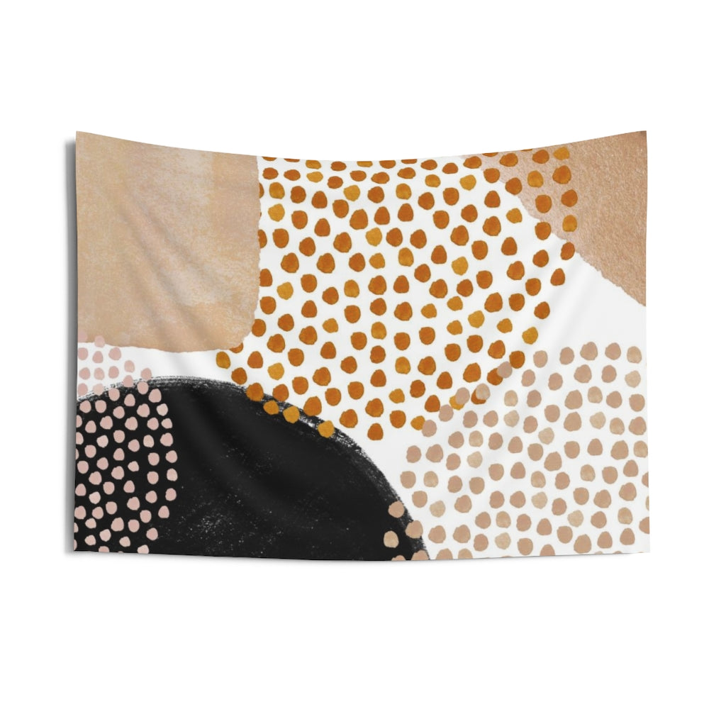 Abstract Tapestry | Yellow Rust Black White