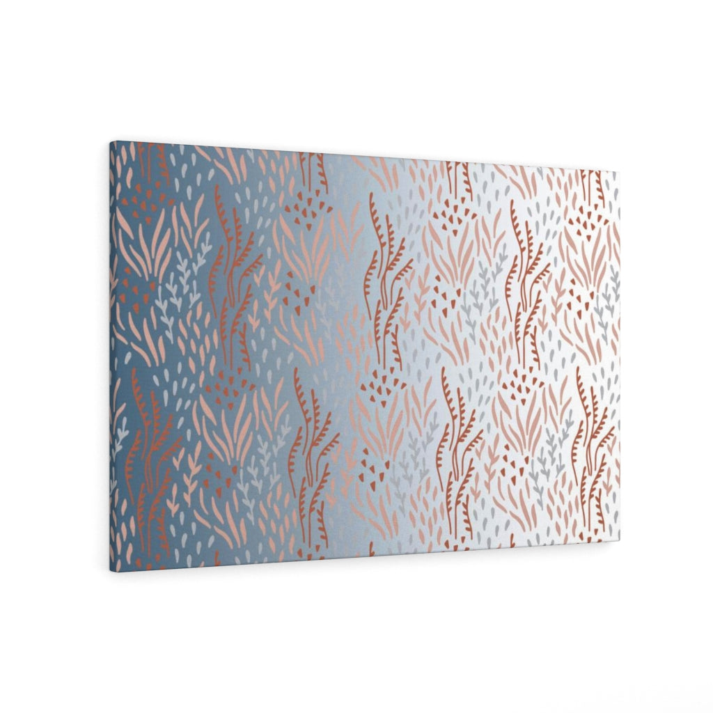 FLORAL CANVAS ART | Blue Ombre