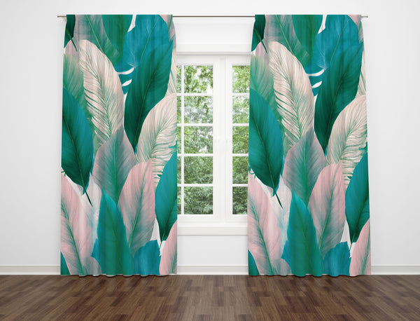 modern abstract, unique window curtains