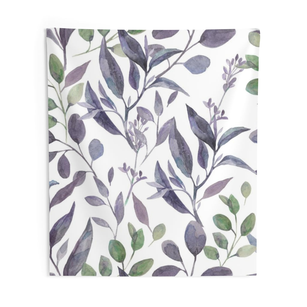 Floral Tapestry | Purple Green White