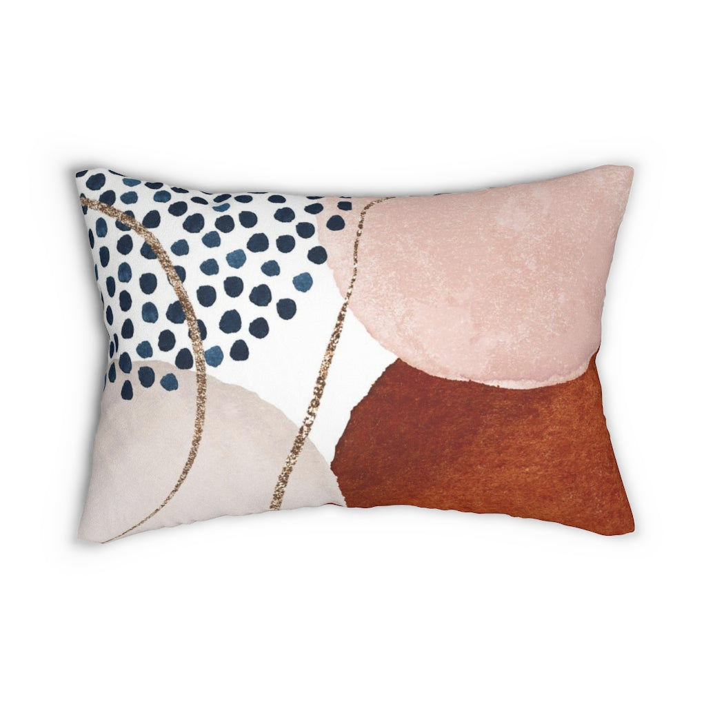 Lumbar rectangle throw pillow