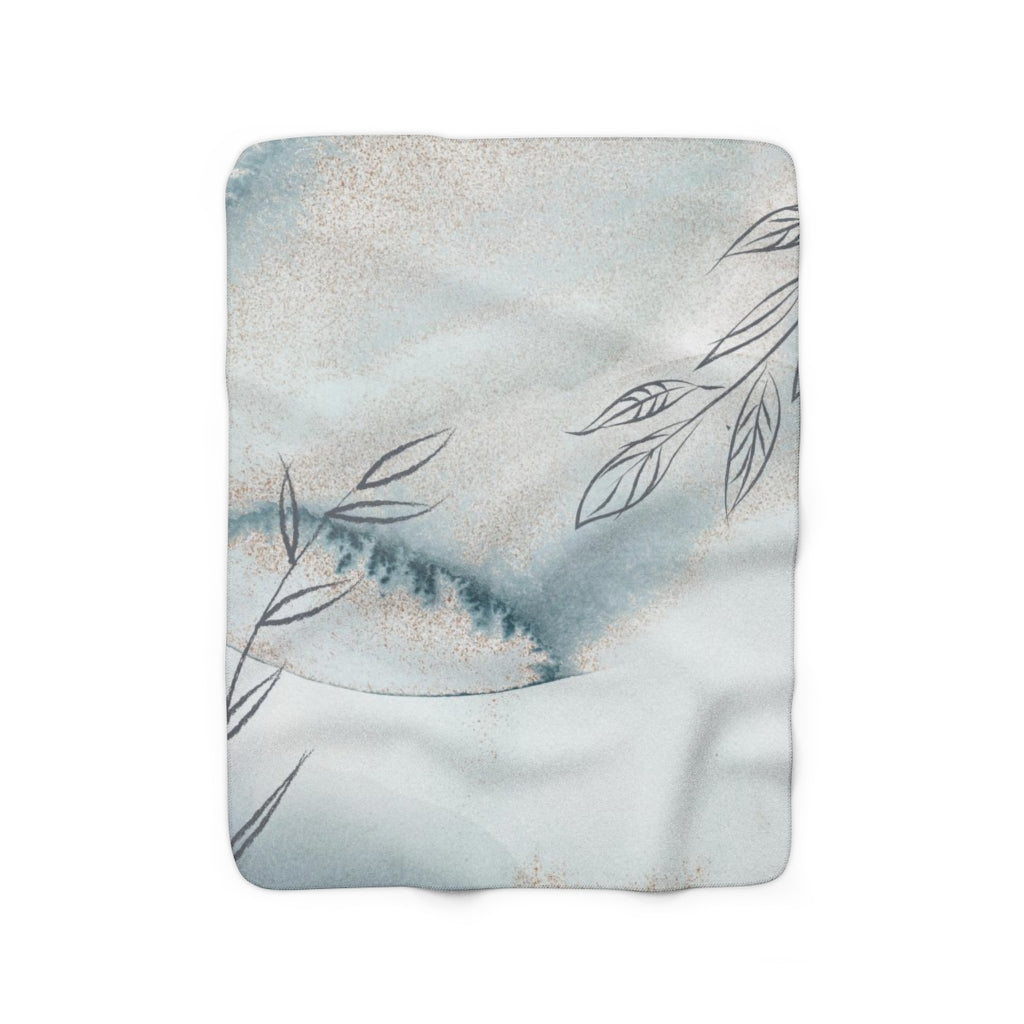 modern abstract cozy blanket