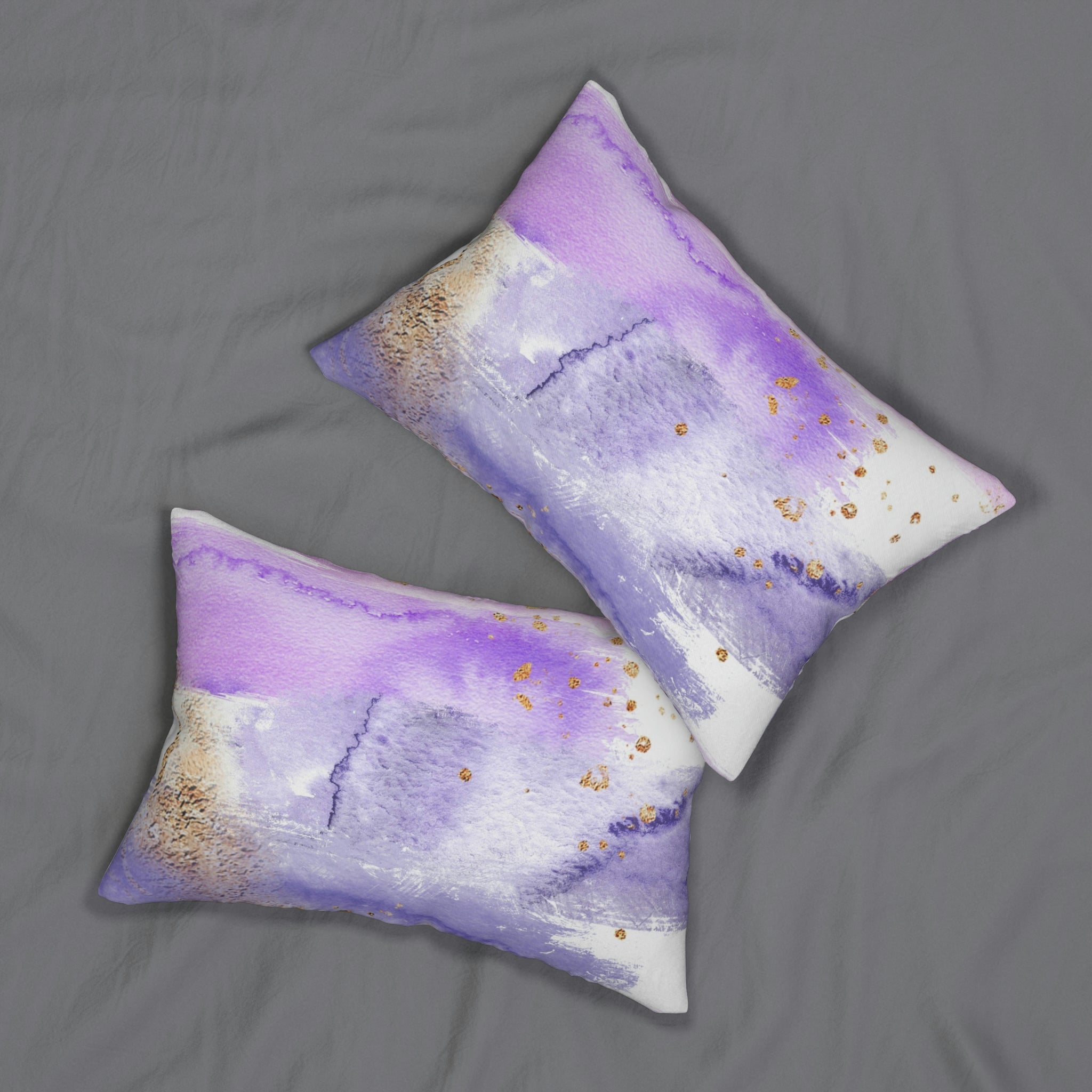 Abstract Lumbar Pillow | Lavender Ombre