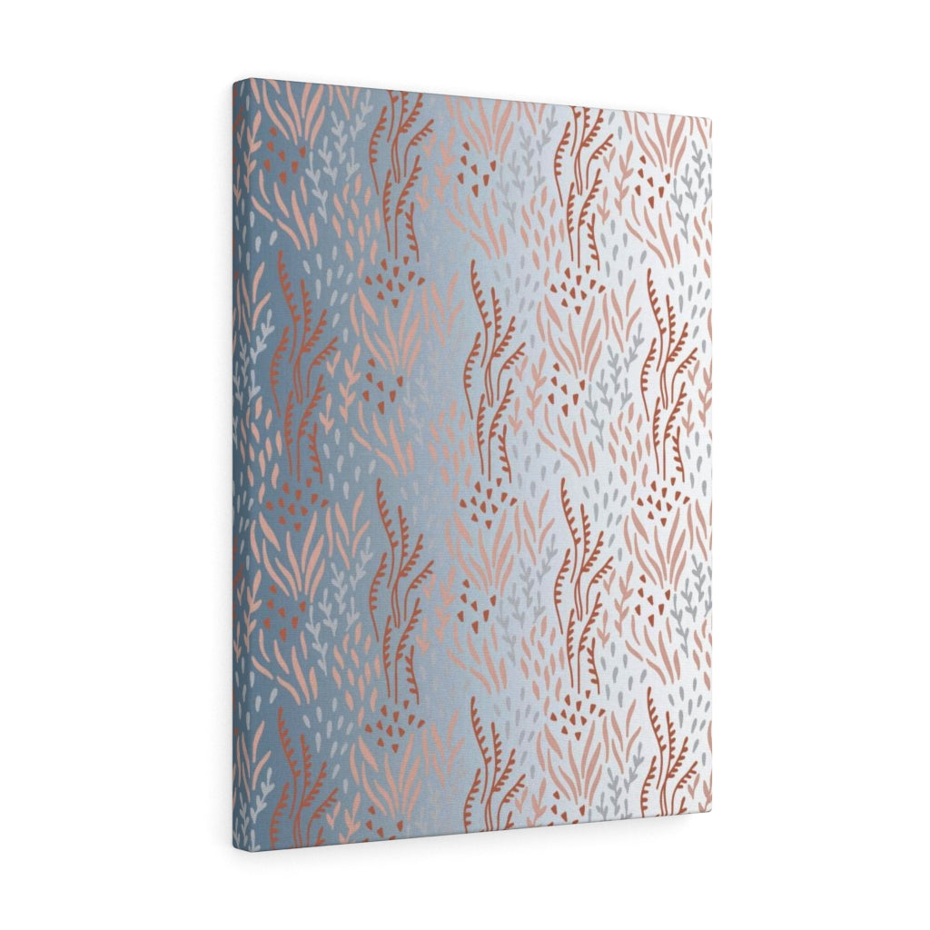 FLORAL CANVAS ART | Blue Ombre